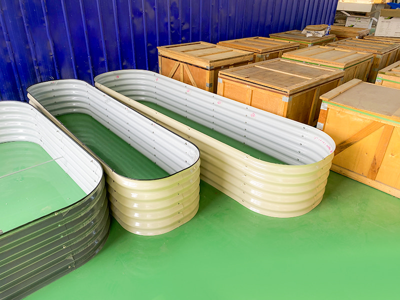 Tuinbed rolvormmachine