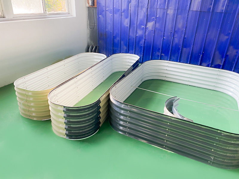 Tuinbed rolvormmachine